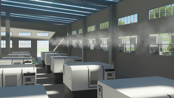 3000平方米厂房局部降温该怎么做？